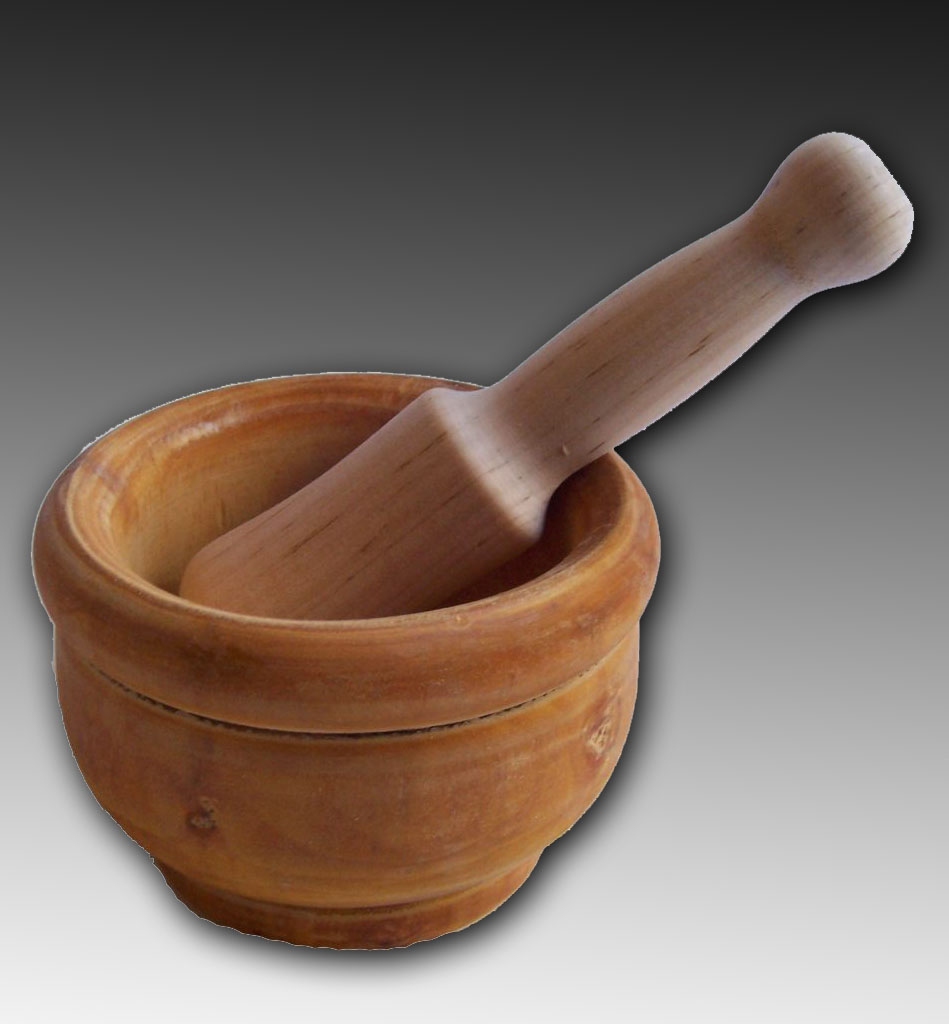 Mortero de Madera